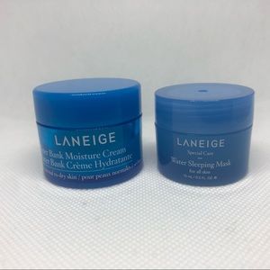 LANEIGE MOISTURE CREAM AND SLEEPING MASK SET